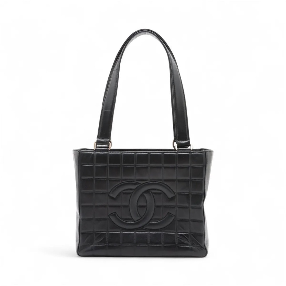 Authentic Pre-Loved Chanel CC Lambskin Chocolate Bar Tote
COA Included